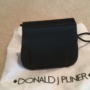 Donald J Pliner black evening bag